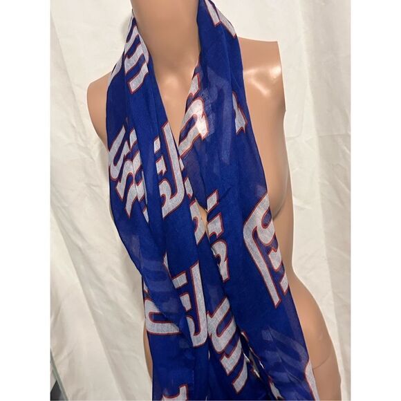 Nice unisex New York Giants Infinity Scarf GREAT CONDITION - Picture 2 of 7